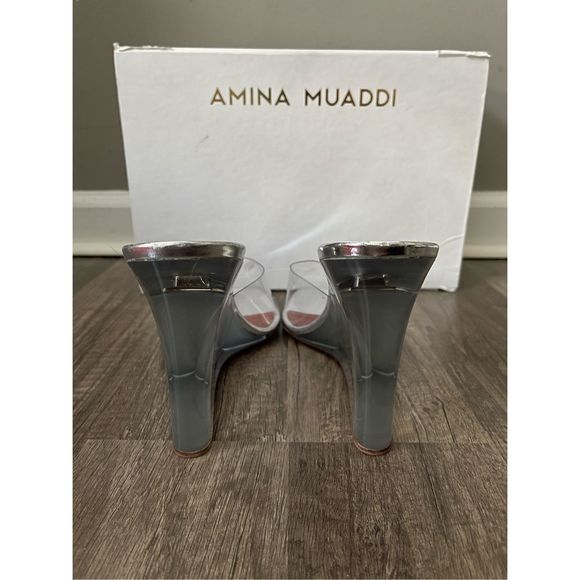 AMINA MUADDI Lupita PVC wedge mules Size 41 (11)
$1140 - Picture 10 of 13
